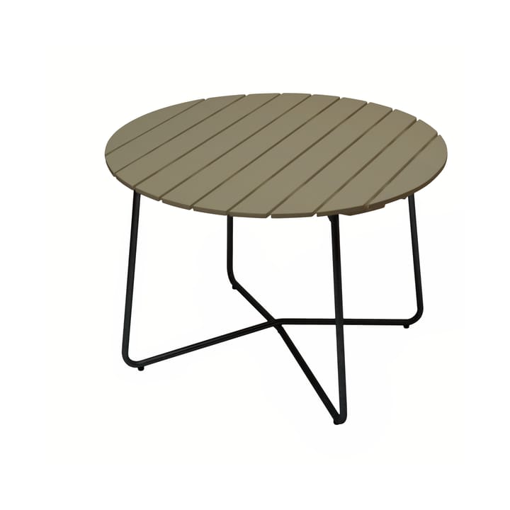 9A tavolo da pranzo - Light green oak-black base, Ø100 cm - Grythyttan Stålmöbler