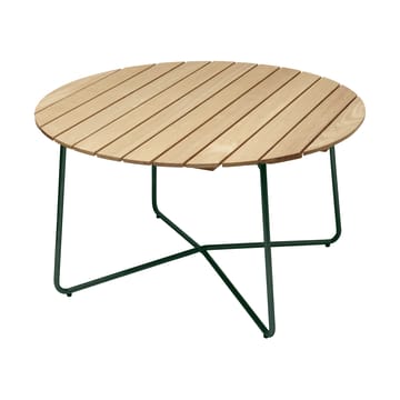 9A tavolo da pranzo - Oiled pine-green base, Ø120 cm - Grythyttan Stålmöbler