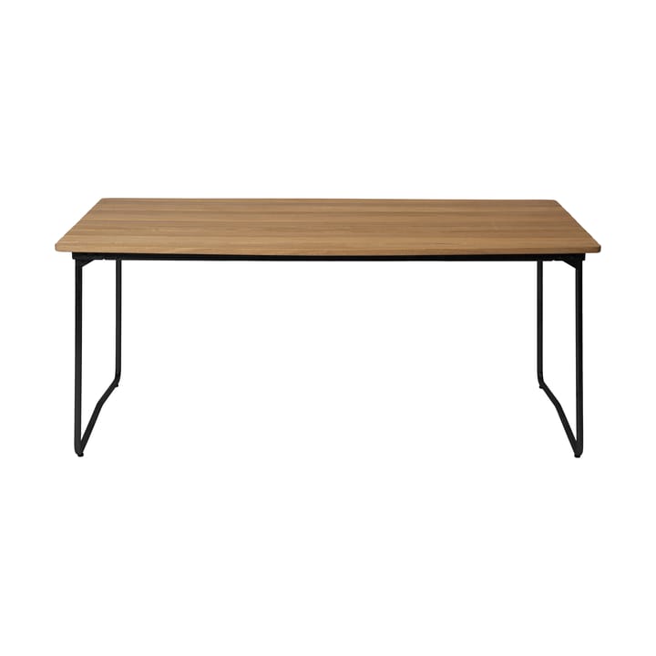 B31 170 tavolo da pranzo, Oiled oak-black base Grythyttan Stålmöbler