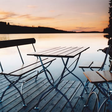 Divano da birreria - Supporto in teak zincato a caldo - Grythyttan Stålmöbler