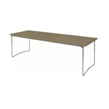 Table B31 tavolo da pranzo 230 cm - Light green oak-hot galvanized base - Grythyttan Stålmöbler