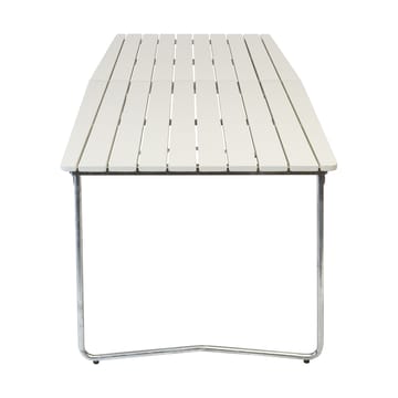 Table B31 tavolo da pranzo 230 cm - Quercia laccata bianca - gambe galvanizzate - Grythyttan Stålmöbler