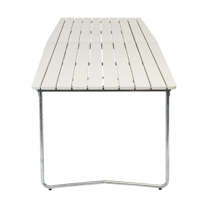 Table B31 tavolo da pranzo 230 cm, Quercia laccata bianca - gambe galvanizzate Grythyttan Stålmöbler