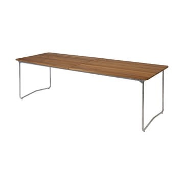 Table B31 tavolo da pranzo 230 cm - Teak non trattato - gambe galvanizzate - Grythyttan Stålmöbler