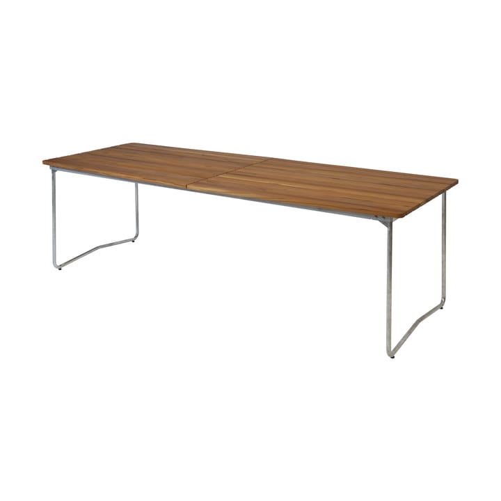 Table B31 tavolo da pranzo 230 cm, Teak non trattato - gambe galvanizzate Grythyttan Stålmöbler