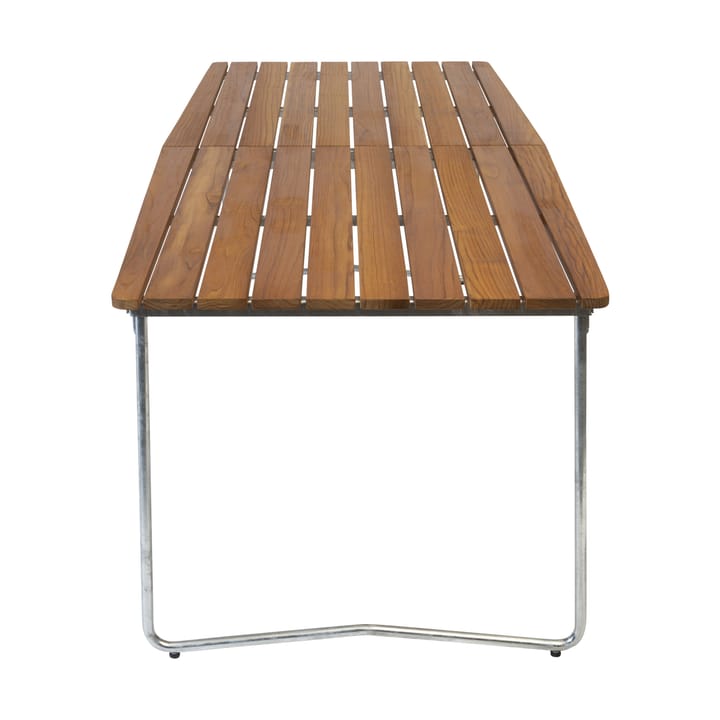 Table B31 tavolo da pranzo 230 cm, Teak non trattato - gambe galvanizzate Grythyttan Stålmöbler