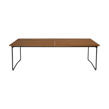 Table B31 tavolo da pranzo 230 cm - Untreated teak-black base - Grythyttan Stålmöbler