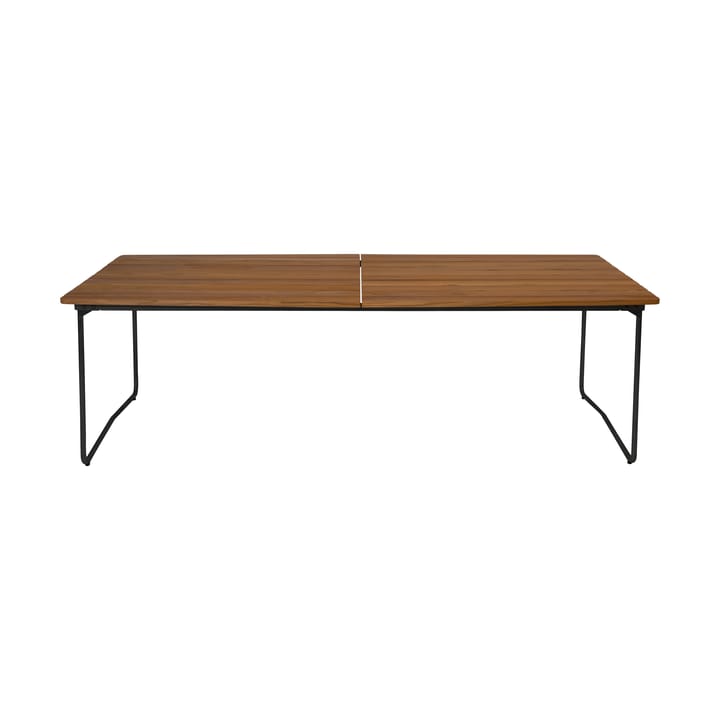 Table B31 tavolo da pranzo 230 cm - Untreated teak-black base - Grythyttan Stålmöbler