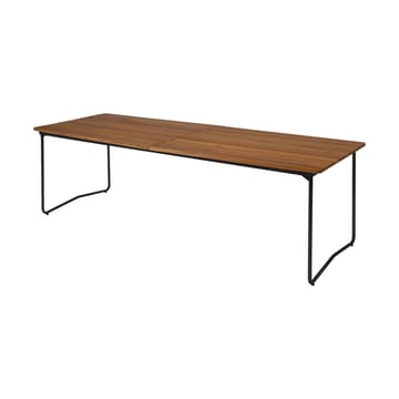 Table B31 tavolo da pranzo 230 cm - Untreated teak-black base - Grythyttan Stålmöbler