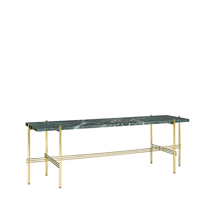 Consolle TS1 - marmo verde, base in ottone - GUBI