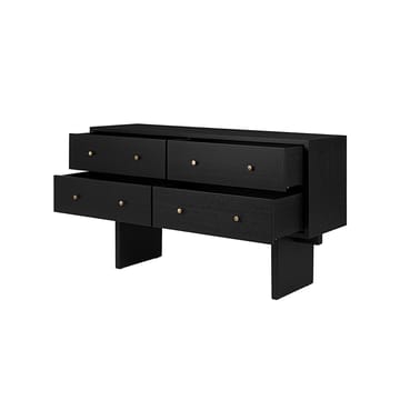 Credenza Private - nero, rovere tinto nero - GUBI