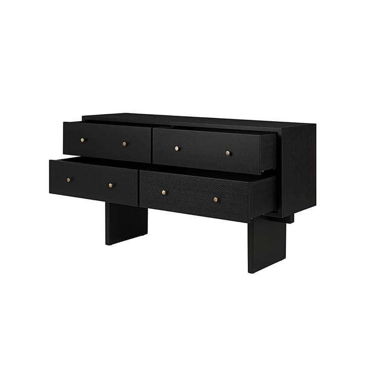 Credenza Private, nero, rovere tinto nero GUBI