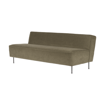 Divano Modern Line, 180x83x70 cm - Belsuede special FR 002, nero - GUBI