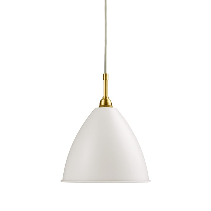 Lampada a sospensione Bestlite BL9M - bianco opaco-ottone - GUBI