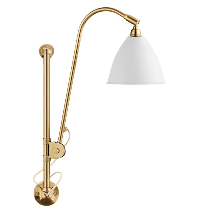 Lampada da parete Bestlite BL5 - bianco opaco-ottone - GUBI