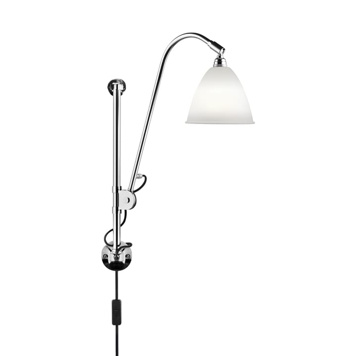 Lampada da parete Bestlite BL5 - bone china-chrome - GUBI