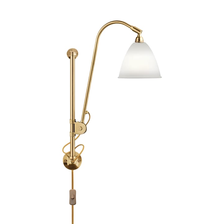 Lampada da parete Bestlite BL5 - bone china-ottone - GUBI