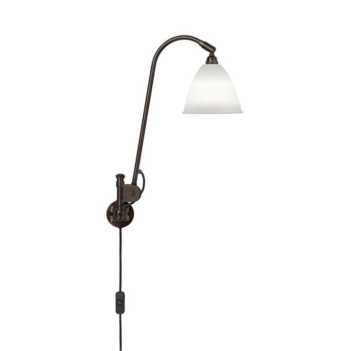 Lampada da parete Bestlite BL6, bone china-black GUBI