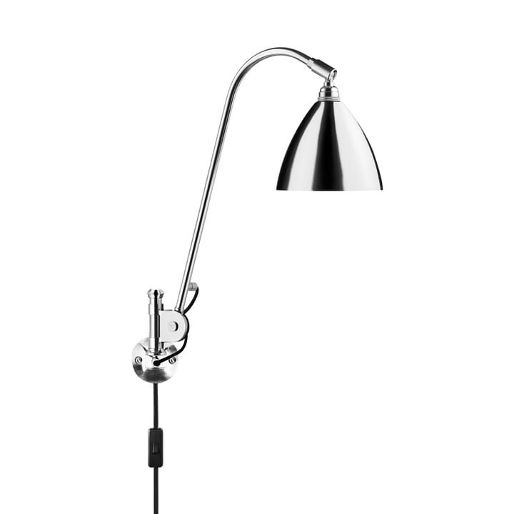 Lampada da parete Bestlite BL6, cromo GUBI