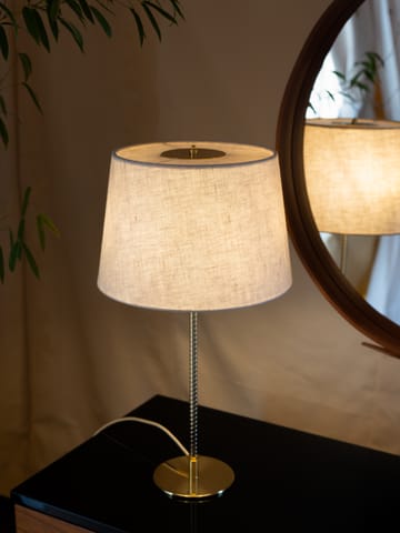 Lampada da tavolo 9205 - Tela, ottone - GUBI