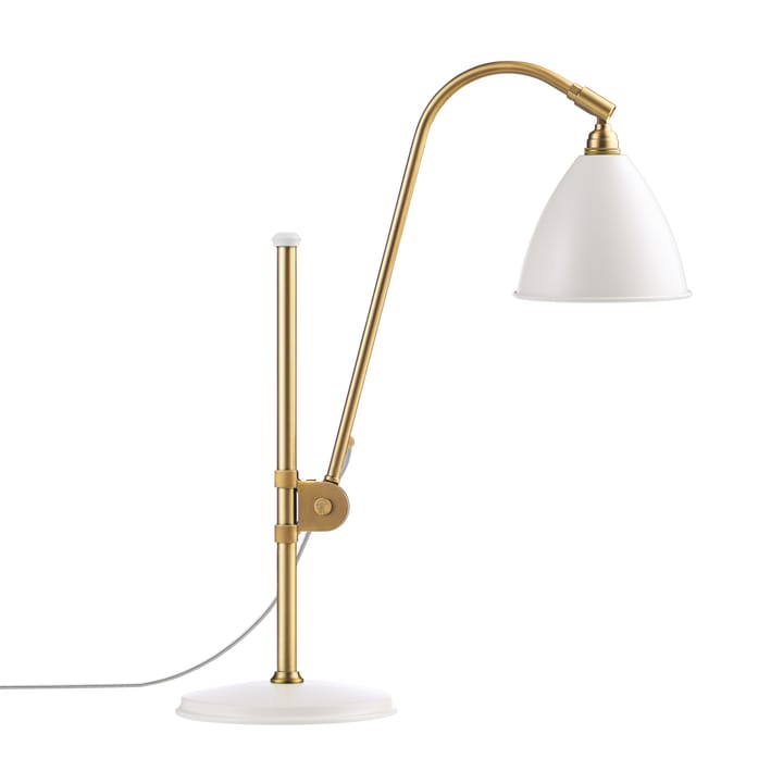 Lampada da tavolo Bestlite BL1 - bianco opaco-ottone - GUBI