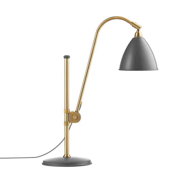 Lampada da tavolo Bestlite BL1, grigio-ottone GUBI