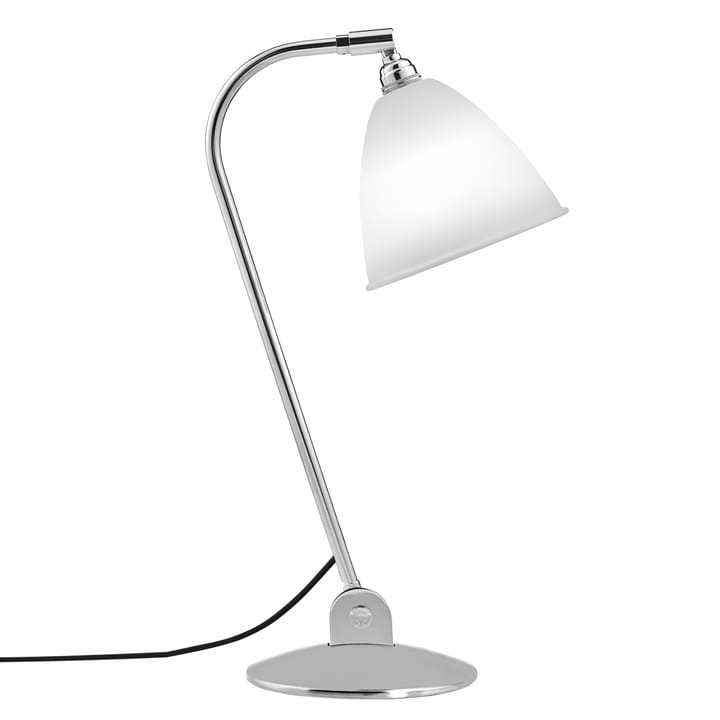 Lampada da tavolo Bestlite BL2, bone china-chrome GUBI