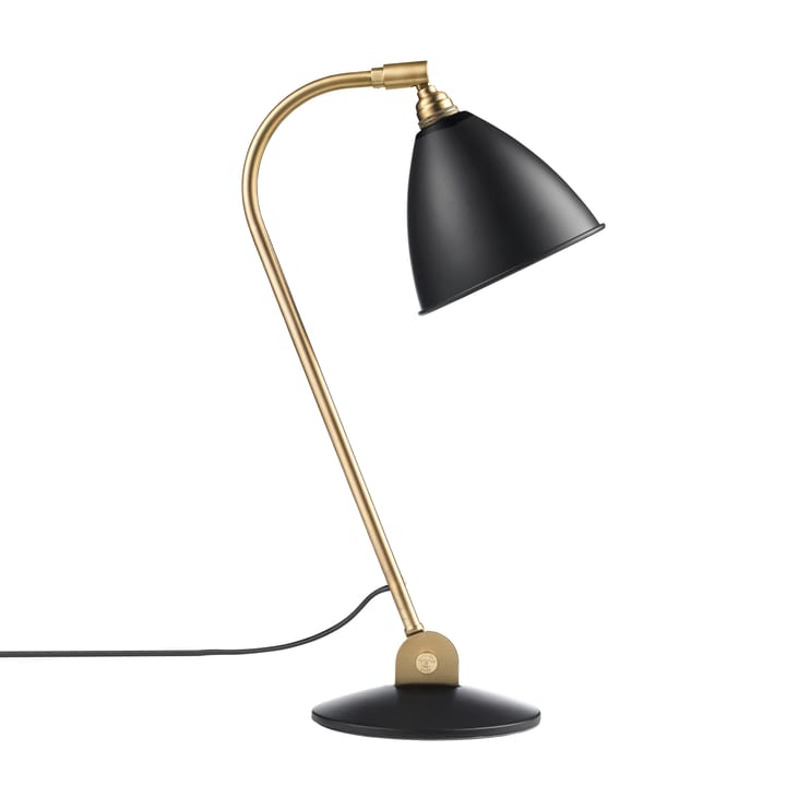 Lampada da tavolo Bestlite BL2 - charcoal black-brass - GUBI