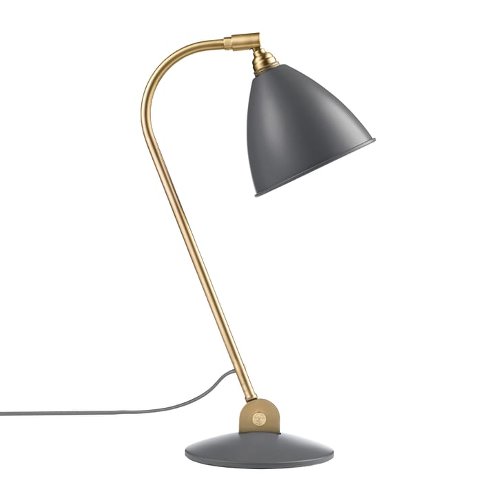 Lampada da tavolo Bestlite BL2 - grigio-ottone - GUBI