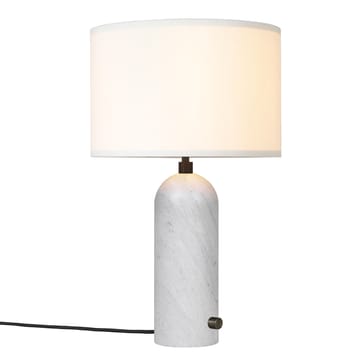 Lampada da tavolo Gravity S - marmo bianco - bianco - GUBI