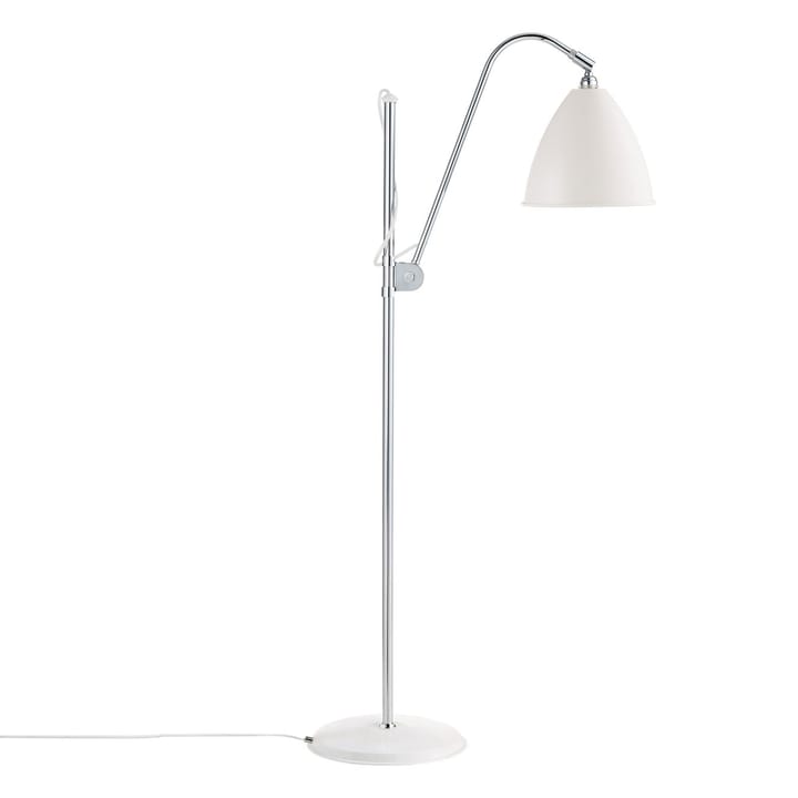 Lampada da terra Bestlite BL3M, bianco opaco-cromo GUBI