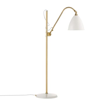 Lampada da terra Bestlite BL3M - bianco opaco-ottone - GUBI