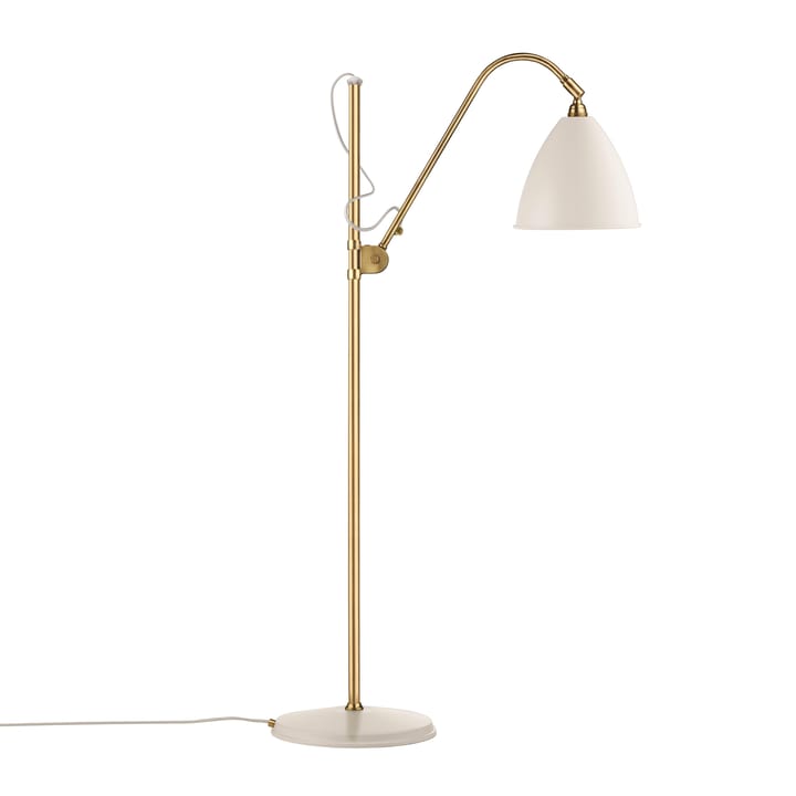 Lampada da terra Bestlite BL3M - bianco opaco-ottone - GUBI