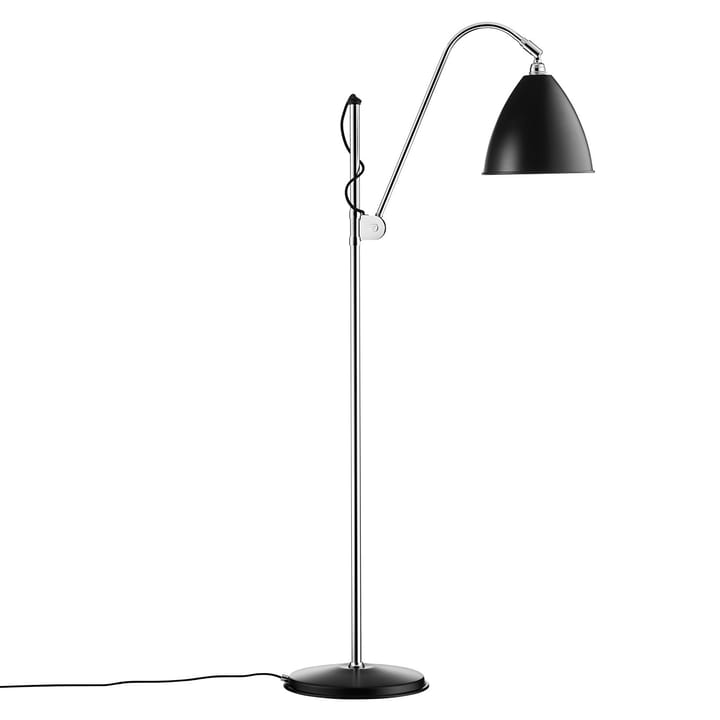 Lampada da terra Bestlite BL3M, nero-cromo GUBI