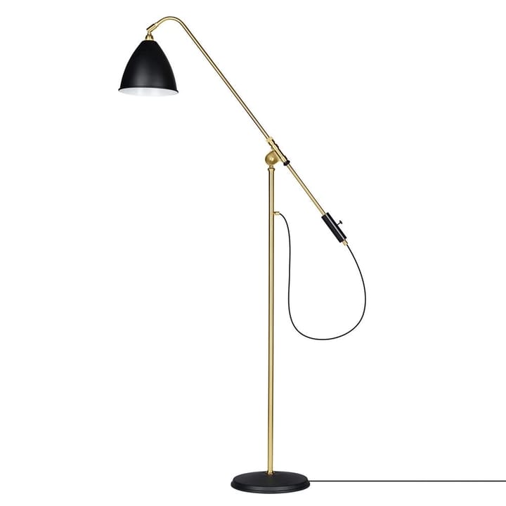 Lampada da terra Bestlite BL4M - charcoal black-brass - GUBI