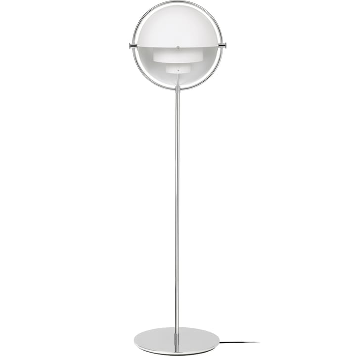 Lampada da terra Multi-Lite - cromo-bianco - GUBI