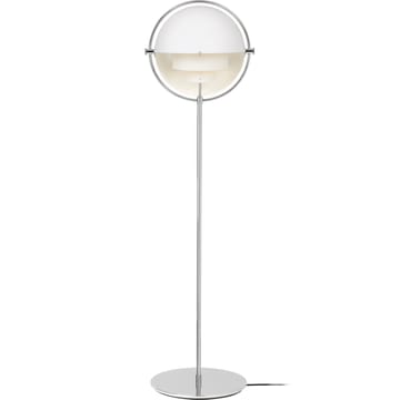 Lampada da terra Multi-Lite - cromo-bianco - GUBI