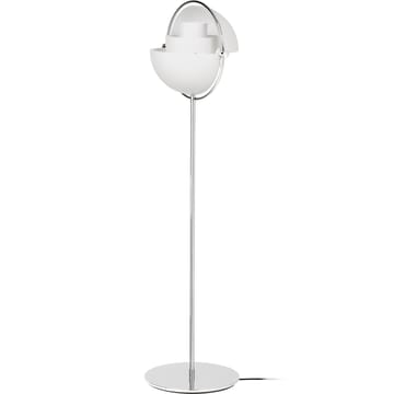 Lampada da terra Multi-Lite - cromo-bianco - GUBI