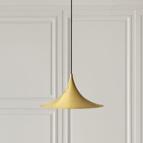 Lampada Semi Ø 30 cm, Polished brass GUBI