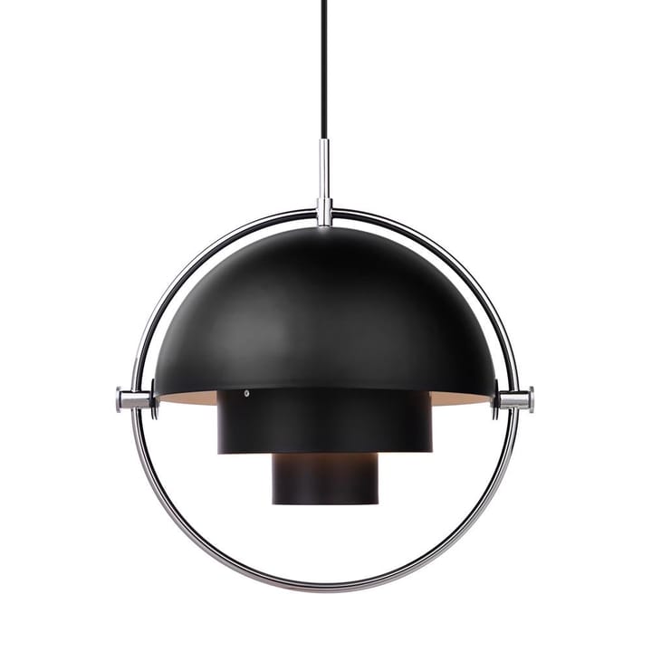 Plafoniera Multi-Lite, cromo-nero GUBI