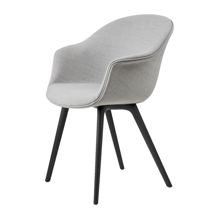 Sedia Bat Dining Chair completamente imbottita, base in plastica - Remix 3 nr. 123, nero - GUBI