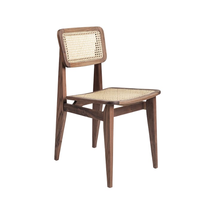 Sedia C-Chair, noce americano, rattan GUBI