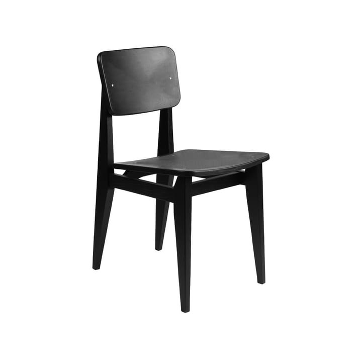 Sedia C-Chair, rovere macchiato nero GUBI