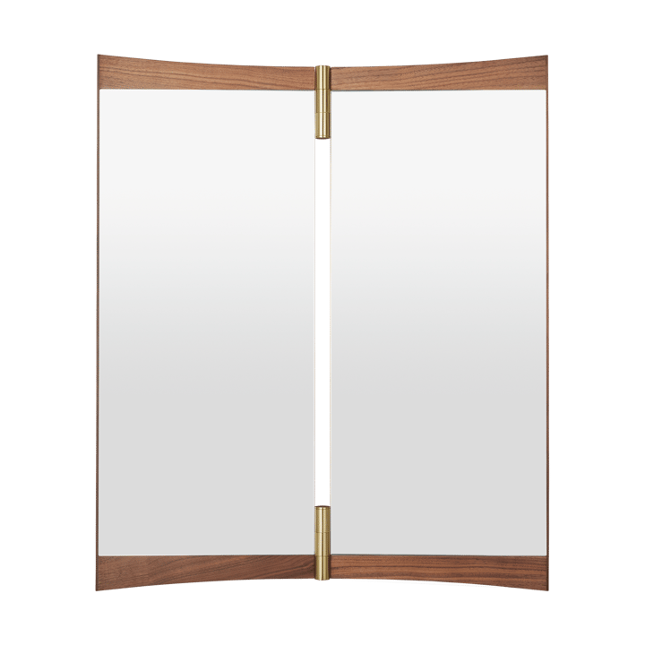 Specchio Vanity 2 - Noce, ottone - GUBI