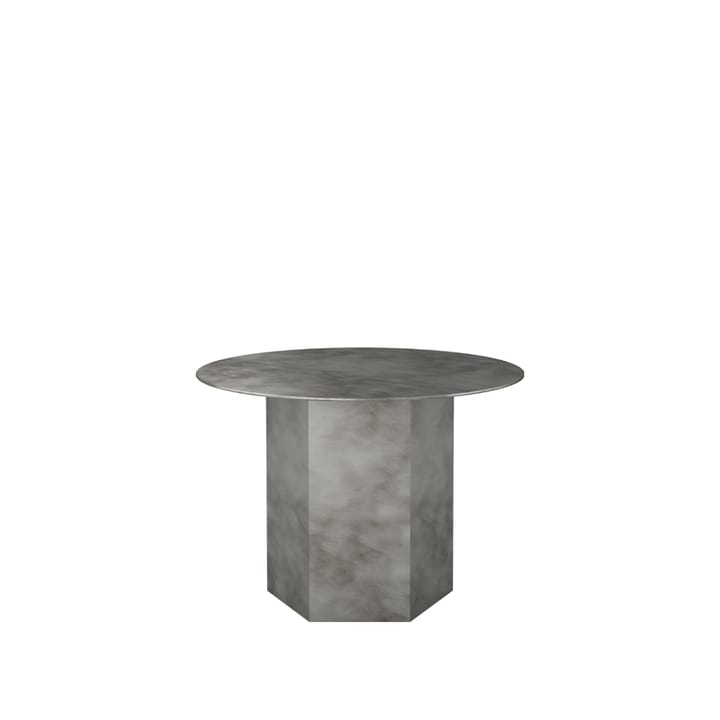 Tavolino da caffè Epic Steel - grigio nebbia, Ø 60 cm - GUBI