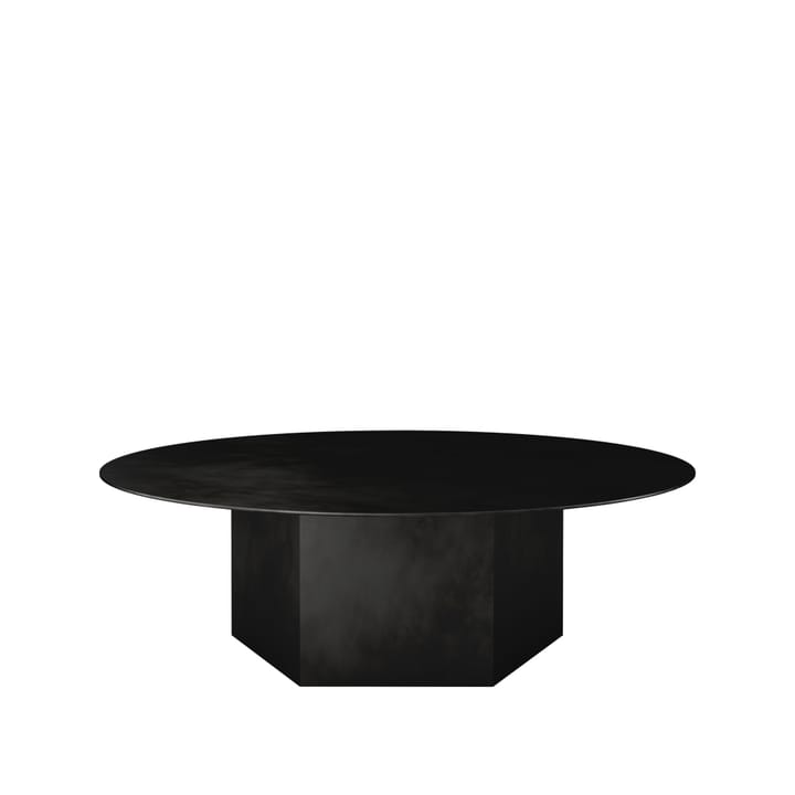 Tavolino da caffè Epic Steel - nero notte, Ø 110 cm - GUBI