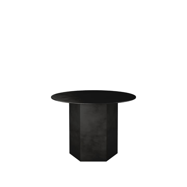 Tavolino da caffè Epic Steel - nero notte, Ø 60 cm - GUBI