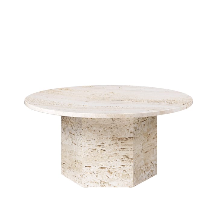 Tavolino Epic - Bianco, Ø 80 cm - GUBI