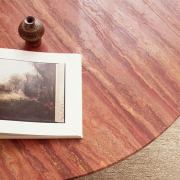 Tavolino Epic - Rosso, Ø 110 cm - GUBI