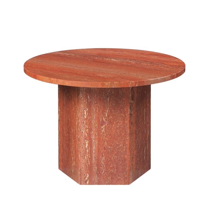 Tavolino Epic - Rosso, Ø 60 cm - GUBI